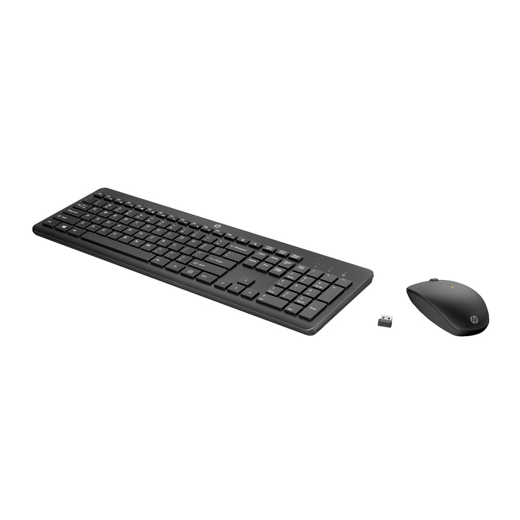HP 230 Wireless Keyboard & Mouse Black (18H24AA)