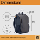 HP Travel 15.6 Laptop Backpack Iron Grey